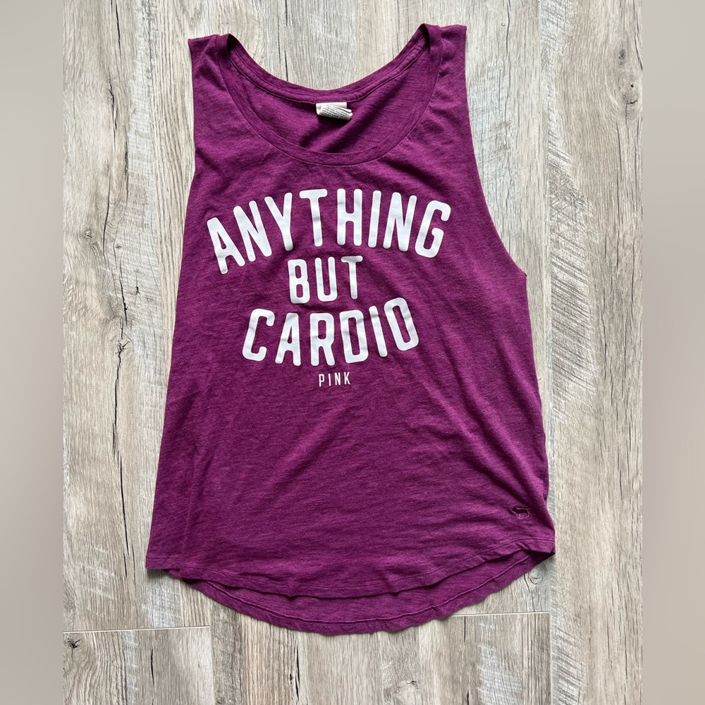 Purple Victoria’s Secret Pink Tank Top Size Medium